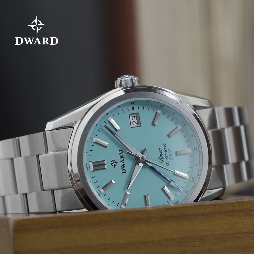 GMT Rover - 민트 스카이 디자인 시계 이미지