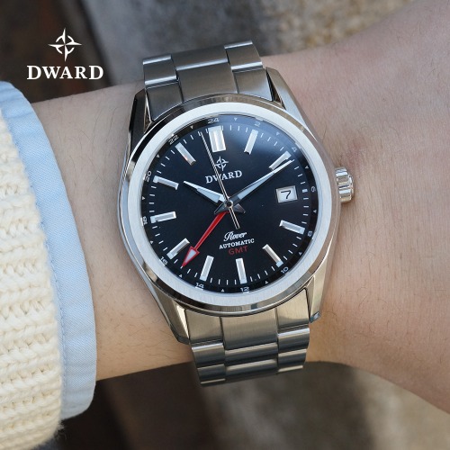 GMT Rover - 블랙 그라나이트 시계 이미지