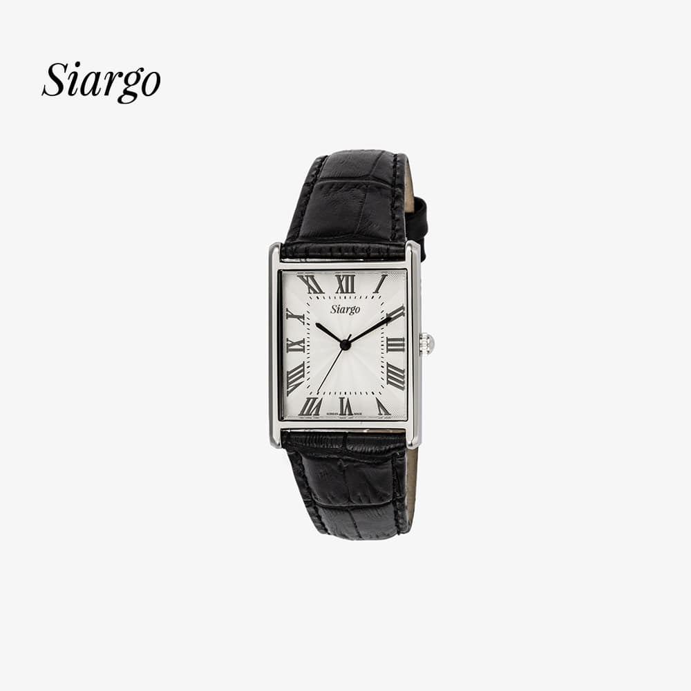 시아르고 펜넬 컬렉션 SG-010 가죽 손목 시계 - 제품 이미지